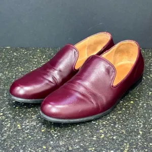 Duke   Dexter Cordovan Slip On Leather Loafers. Size 8.