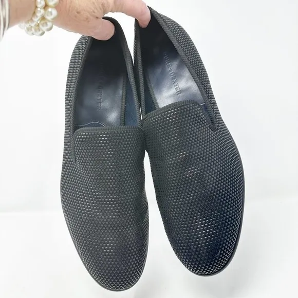 Duke Dexter Pyramid Black Loafers Handmade in England Size 13