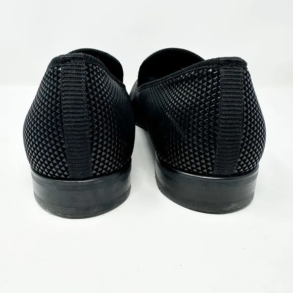 Duke Dexter Pyramid Black Loafers Handmade in England Size 13