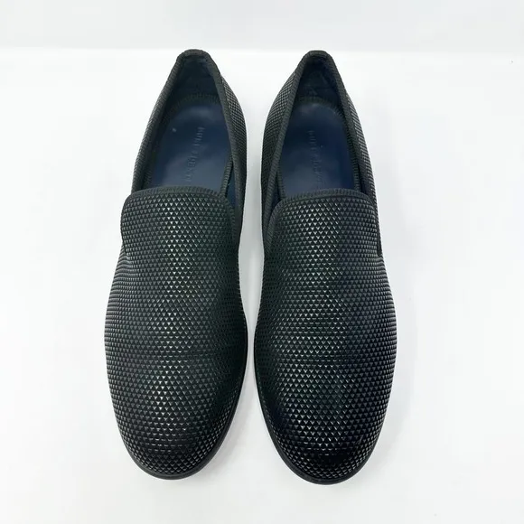Duke Dexter Pyramid Black Loafers Handmade in England Size 13