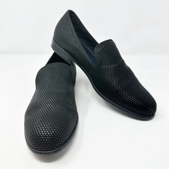Duke Dexter Pyramid Black Loafers Handmade in England Size 13
