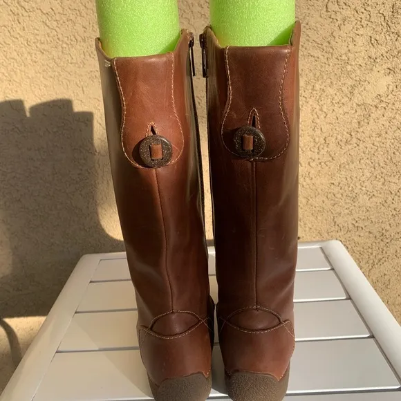 Duluth Trading brown leather boots size 8.5 Medium