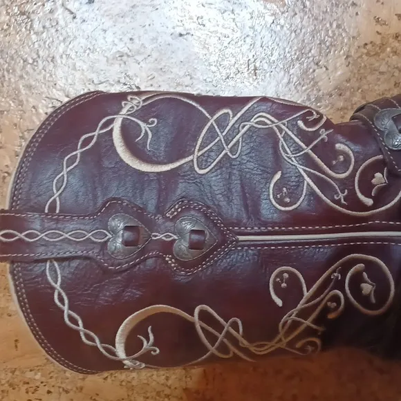 Durango Heartbreaker Boots in Full Grain Leather Women's Size 8 NWOT
