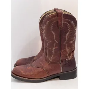 Durango‎ Mens Cowboy Boot Size 9EE Brown Leather Comfort Oil Resistant FR5202