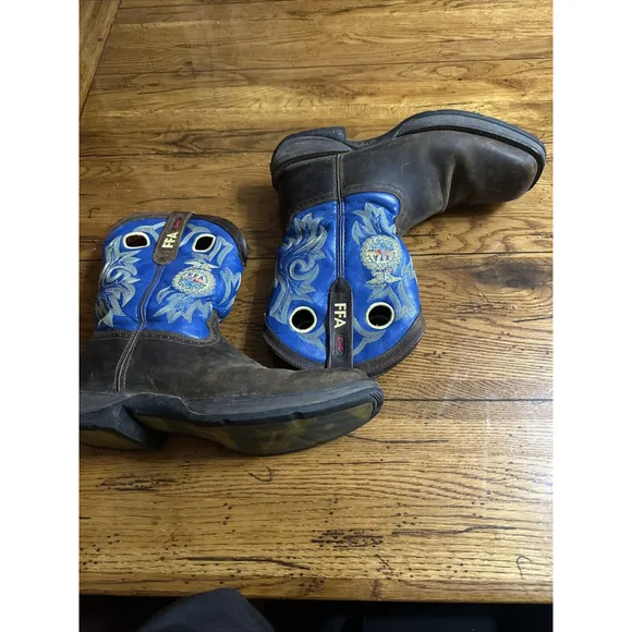 Durango Rebel Pro Brown Boots sz 11M FFA Slip &amp; oil Resistant Outsole