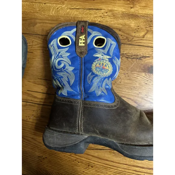 Durango Rebel Pro Brown Boots sz 11M FFA Slip &amp; oil Resistant Outsole