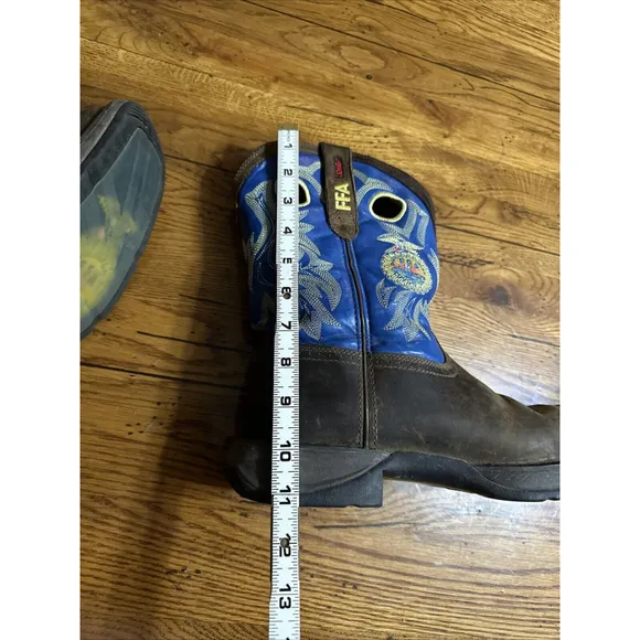 Durango Rebel Pro Brown Boots sz 11M FFA Slip &amp; oil Resistant Outsole