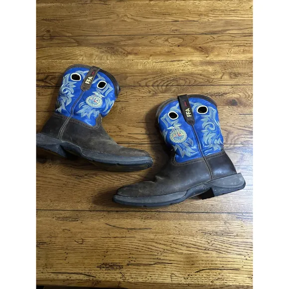 Durango Rebel Pro Brown Boots sz 11M FFA Slip &amp; oil Resistant Outsole