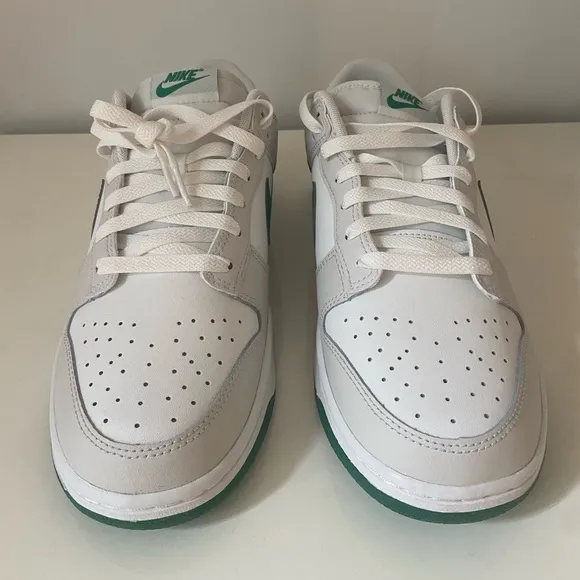 [DV0831-107] Nike Men's Dunk Low Retro Summit White Malachite Sneakers NIB Sz 9