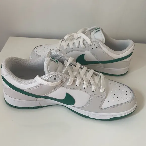 [DV0831-107] Nike Men's Dunk Low Retro Summit White Malachite Sneakers NIB Sz 9