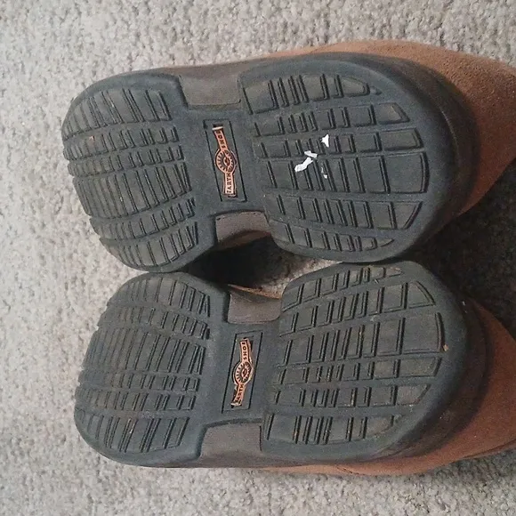 Earth Shoe tan leather Clayton casual loafers Sz 12 EUC worn once