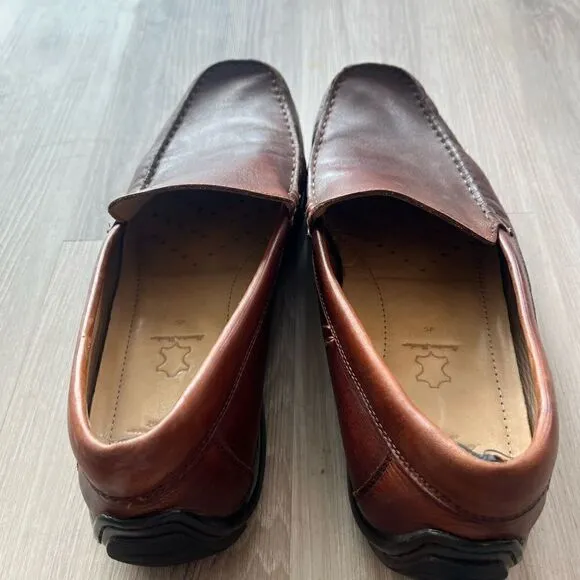 Ecco 45/11.5 Men's Brown Leather Loafers