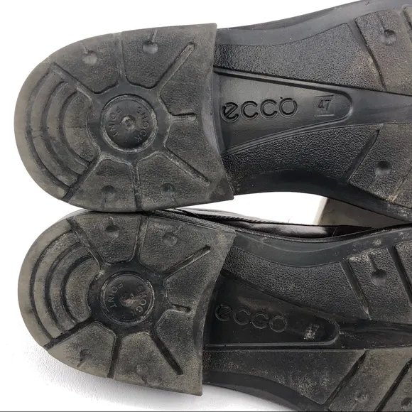 Ecco Brown Leather Casual Slip on Loafers EUR 47