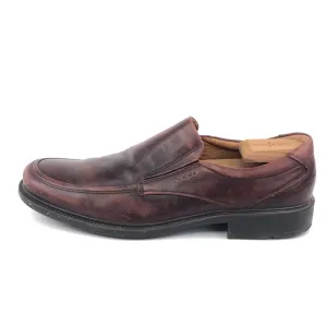 Ecco Brown Leather Casual Slip on Loafers EUR 47