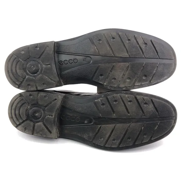 Ecco Brown Leather Casual Slip on Loafers EUR 47