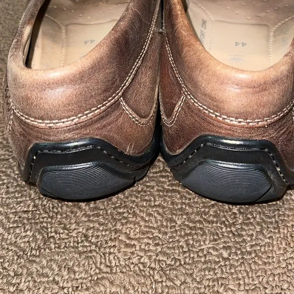 🌹ECCO BROWN LEATHER LOAFERS