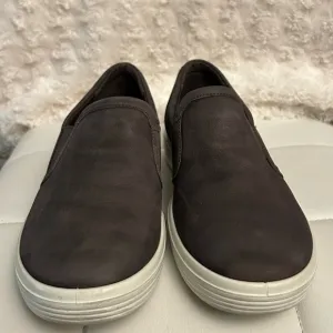 Ecco Brown Loafers Comfortable Slip-Ons/ ZIZE 9.5