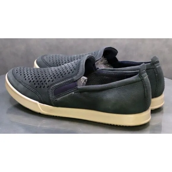 ECCO Collin 2 $180 Men's Casual Loafers Shoes Size EU 44 US 10-10.5 Perforated