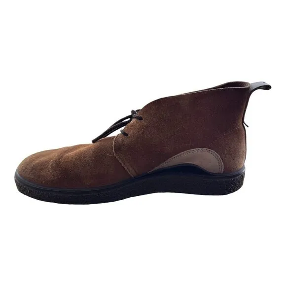 ECCO Crepetray Brown Suede Lace Up Chukka Boots 200364 05283 US 9