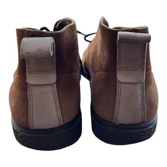 ECCO Crepetray Brown Suede Lace Up Chukka Boots 200364 05283 US 9