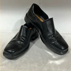 ECCO Men Helsinki 2 Slip-On Leather Loafers Size EU44-US10-10.5 BLACK dress shoe
