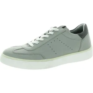 ECCO Mens Street Tray Gray Padded Insole Casual And Fashion Sneakers New