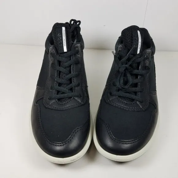 ECCO  women Fashion Sneakers Black neoprene
