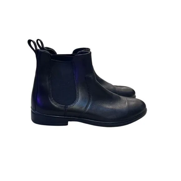 ECCO Womens Sz 9/9.5 Black Leather Chelsea Classic Ankle Boots Women's EU 40