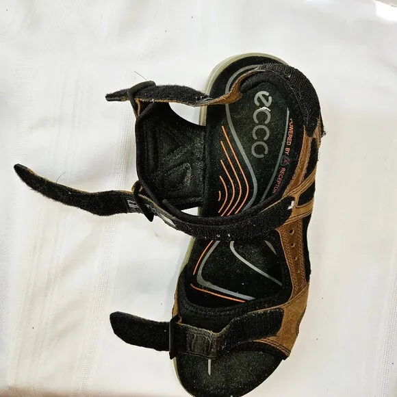 ECCO Yucatan Brown Men's Walking and Hiking Strap Sandals Size 43/10