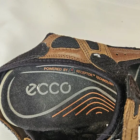ECCO Yucatan Brown Men's Walking and Hiking Strap Sandals Size 43/10
