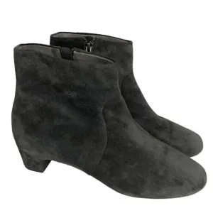 Eileen Fisher Gray Suede Booties Boots Size 9