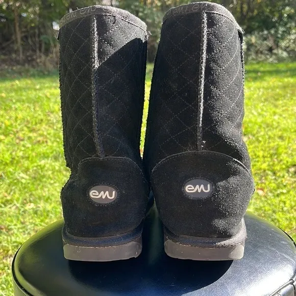 EMU Australian Made Classic Style Suede Sheepskin Boots with Wool lining