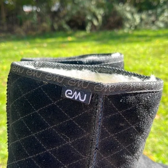 EMU Australian Made Classic Style Suede Sheepskin Boots with Wool lining