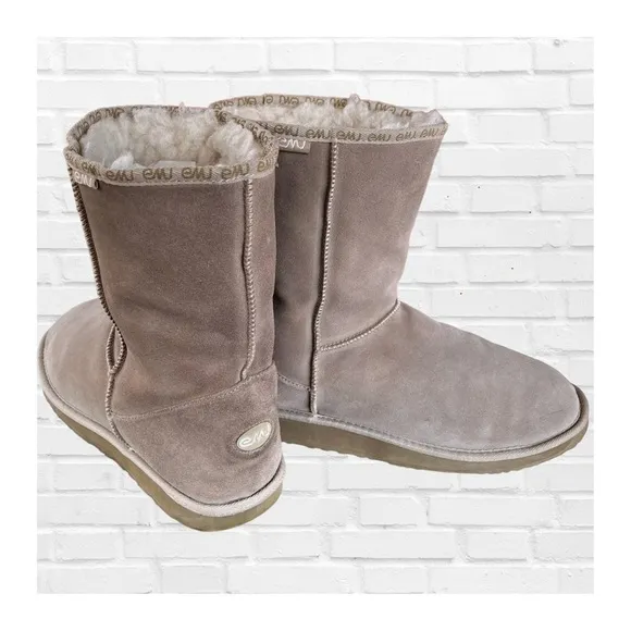 Emu’s Sheepskin Classic Short Boot Unisex Mens’ Size 11 Women’s Size 12 EUC