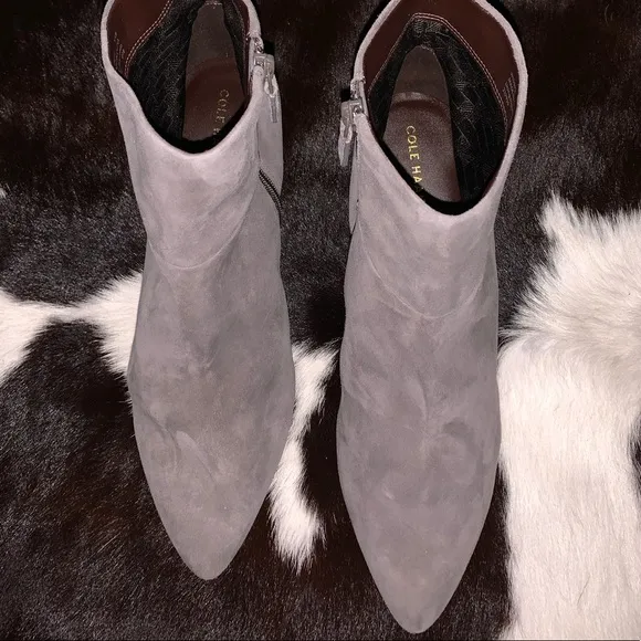 ENEIDA SUEDE WEDGE BOOTS