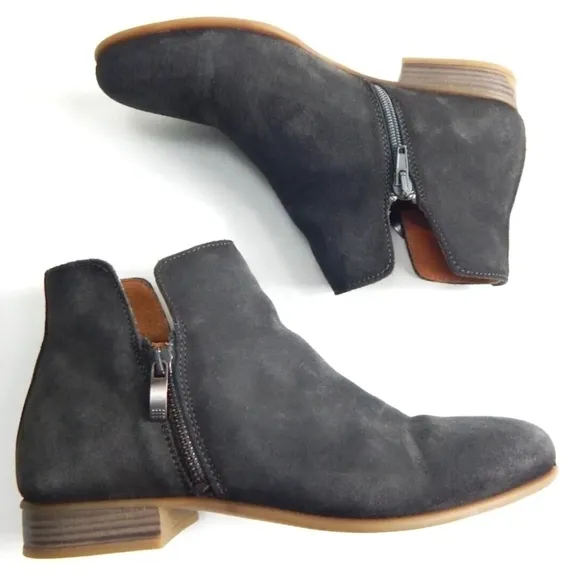 Eric Michael Isabella Double Zip Ankle Boots