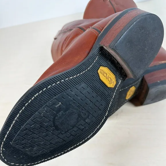 EUC Chippewa Canyon Raineer 29315 Vibram Pull On Cowboy Boots Mens 8 D USA