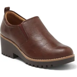 Eurosoft by Sofft Emari Boots Slip On Block Heel Booties Redwood Brown Size 9
