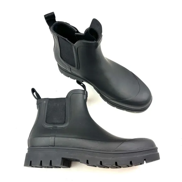 Everlane The Rain Boot Lug Sole Chelsea Boots size 7