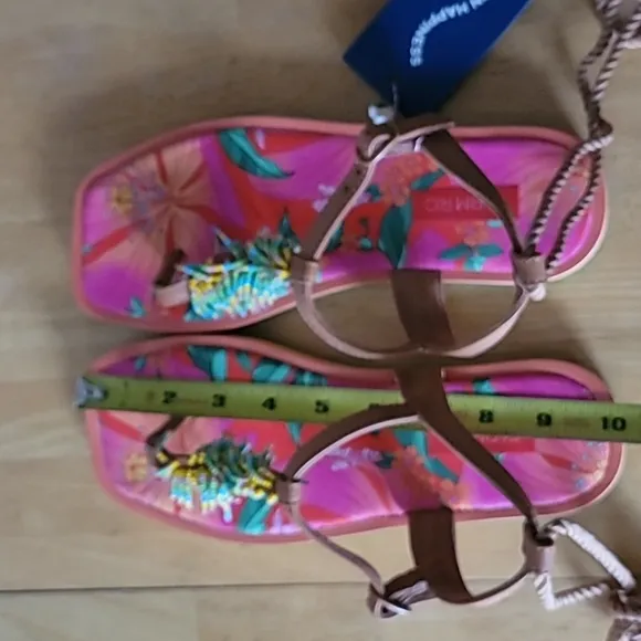 FARM Rio Floral Pietra Beaded Flat Sandals
