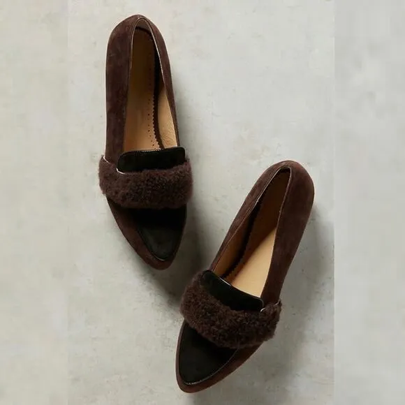 Farylrobin Ellison Shearling Belted Loafers