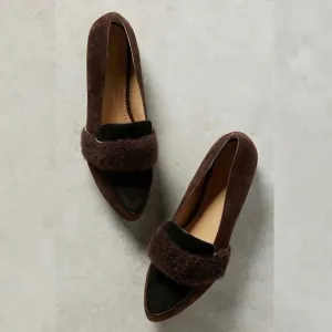 Farylrobin Ellison Shearling Belted Loafers
