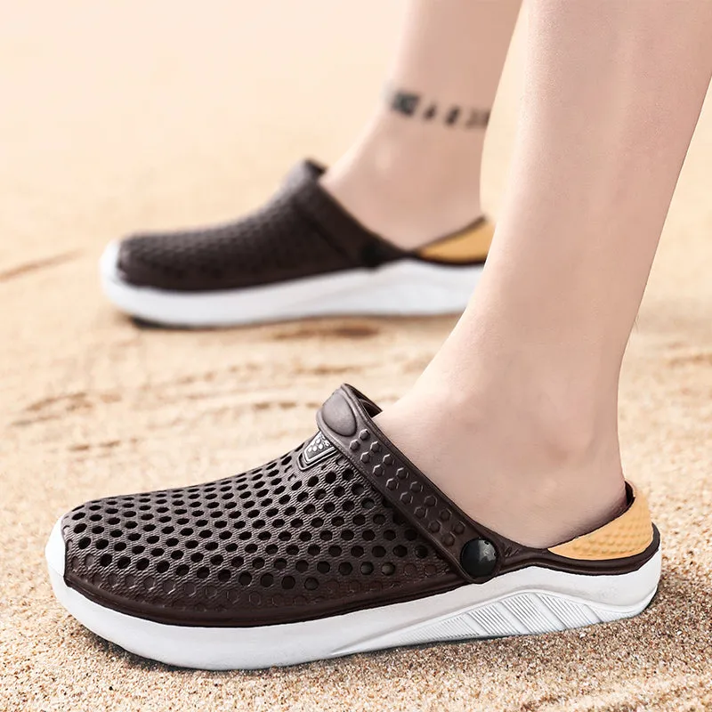 Fashion Thick Sole Slipper Waterproof Anti-Slip Sandals Flip Flops for Men