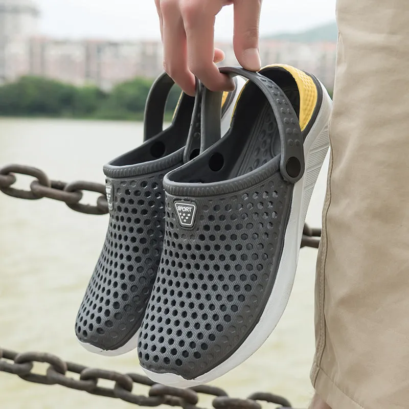 Fashion Thick Sole Slipper Waterproof Anti-Slip Sandals Flip Flops for Men