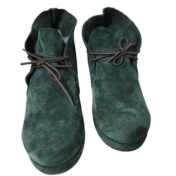 Fausto Santini green boots