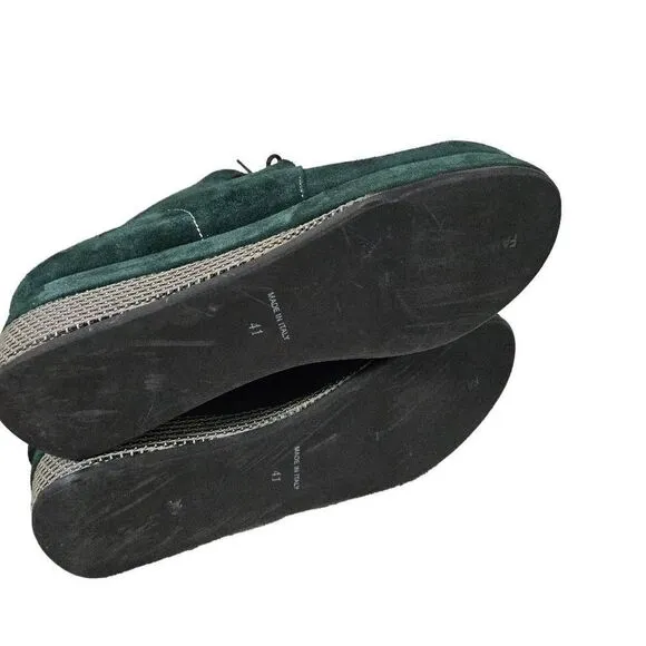 Fausto Santini green boots