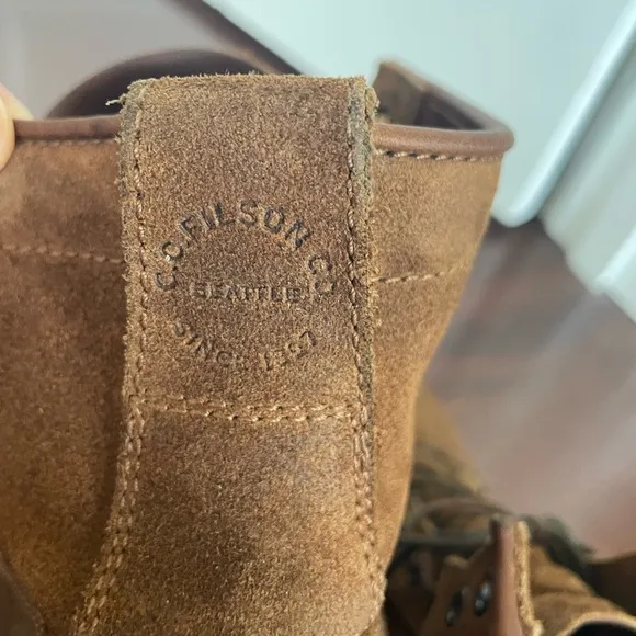 Filson Brown Suede Men's Boots