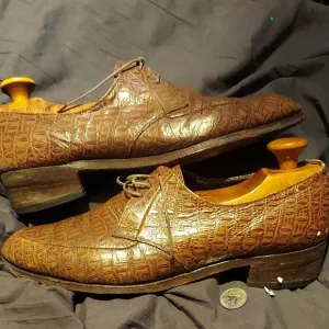 Find Of The Week! Authentic Alligator Leather Loafers. Custom Couture. 1/1