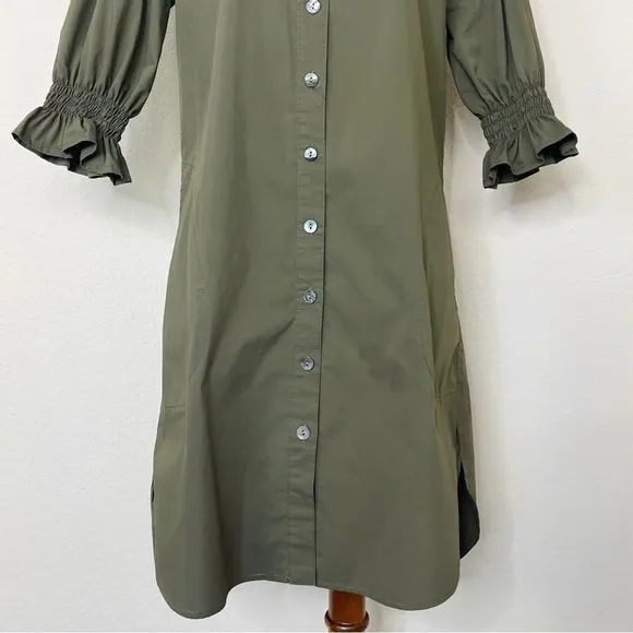 Finley Women's Miller Olive Green Shirt Dress