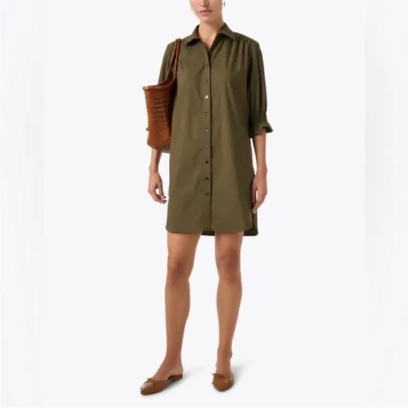 Finley Women's Miller Olive Green Shirt Dress